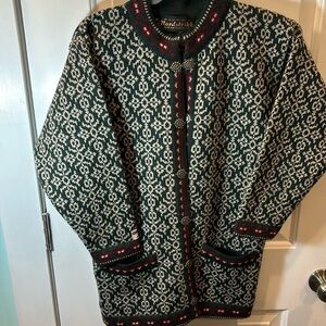 AMAZING VTG WOOL CARDIGAN